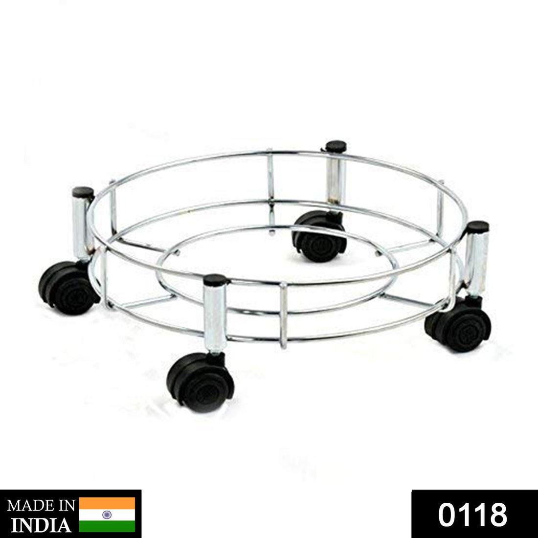 Sturdy trolley for gas cylinders