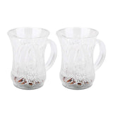LED Light-Up Party Cups - Flashing Water-Activated Drinking Glasses with Handle (2-Piece)