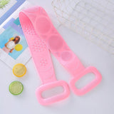 Silicone Body Back Scrubber - Double-Sided Bath Brush for Deep Cleaning & Massage (Medium Size /1pc)
