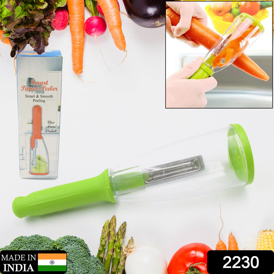 Kitchen peeler for fruits and vegetables