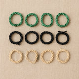 Braided Elastic Hair Bands Set 