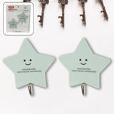 Multipurpose Strong Self-Adhesive Hooks – Heavy Plastic Wall Hooks for Home, Kitchen & Office Use