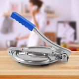 PURI PRESS MAKER - STAINLESS STEEL PURI MAKER PRESS MACHINE - ROTI CHAPATI PRESSER FOR HOME -KHAKHRA- PURI MAKER PRESS MACHINE WITH HANDLE, MANUAL PURI MAKER (MEDIUM)
