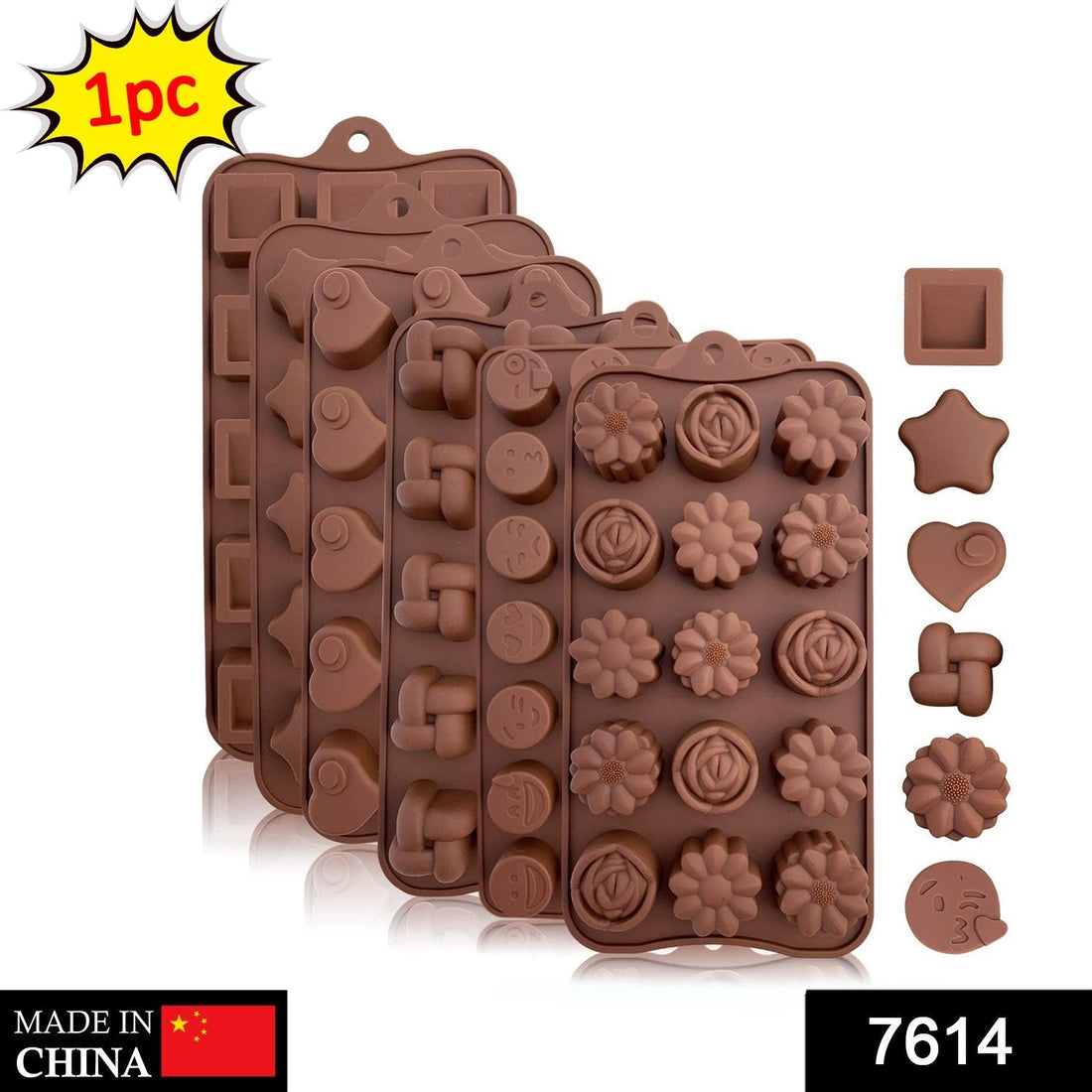Food grade silicone chocolate mold for safe use