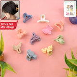 Hair Clips for Girls Kids Hair Accessories (6 Pcs Set), Hair accessories (Mix Design)