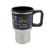 Stainless Steel Insulated Travel Mug - Double-Walled Vacuum Cup with Lid & Handle, Tumbler