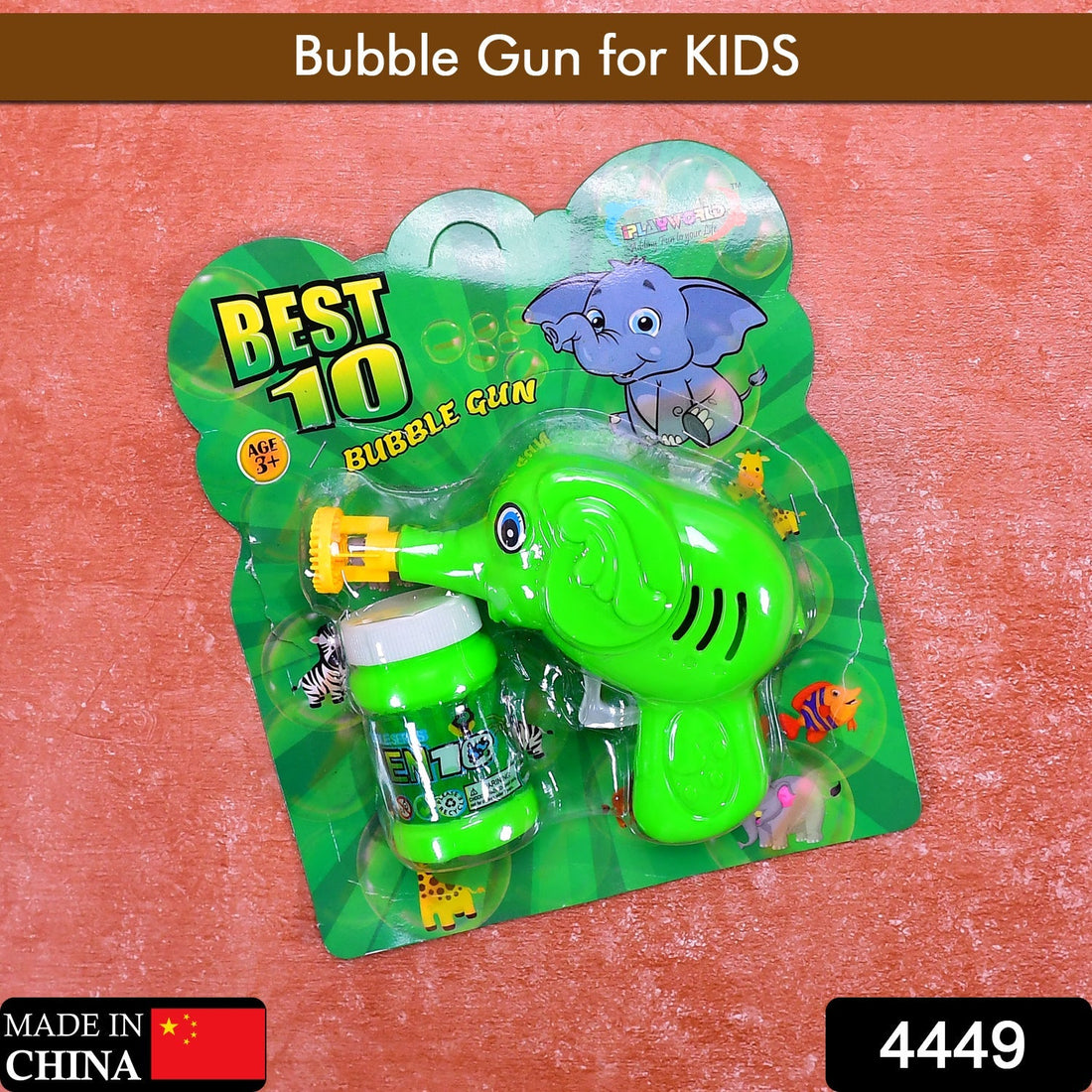 Cartoon Elephant Bubble Gun Toy