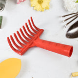 Heavy Duty Plastic Garden Hand Rake – 9-Tooth Cultivator Tool (1 Pc)