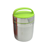 LEAK-PROOF THERMOS FLASK FOR HOT FOOD, WARM SOUP CUP, VACUUM INSULATED LUNCH BOX, FOOD BOX FOR THERMAL CONTAINER FOR FOOD STAINLESS STEEL (1.8 L)