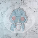 Cute Cartoon Character Fabric Mesh Fan Cover (1 Pc / Mix Design)