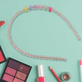 Hair Accessories Metal Handmade Colorful beads With Pearls Fancy Party Hairband (1 Pc / Mix Design), Hair accessories