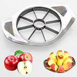 Stainless Steel Apple Cutter / Slicer with 8 Blades and Handle