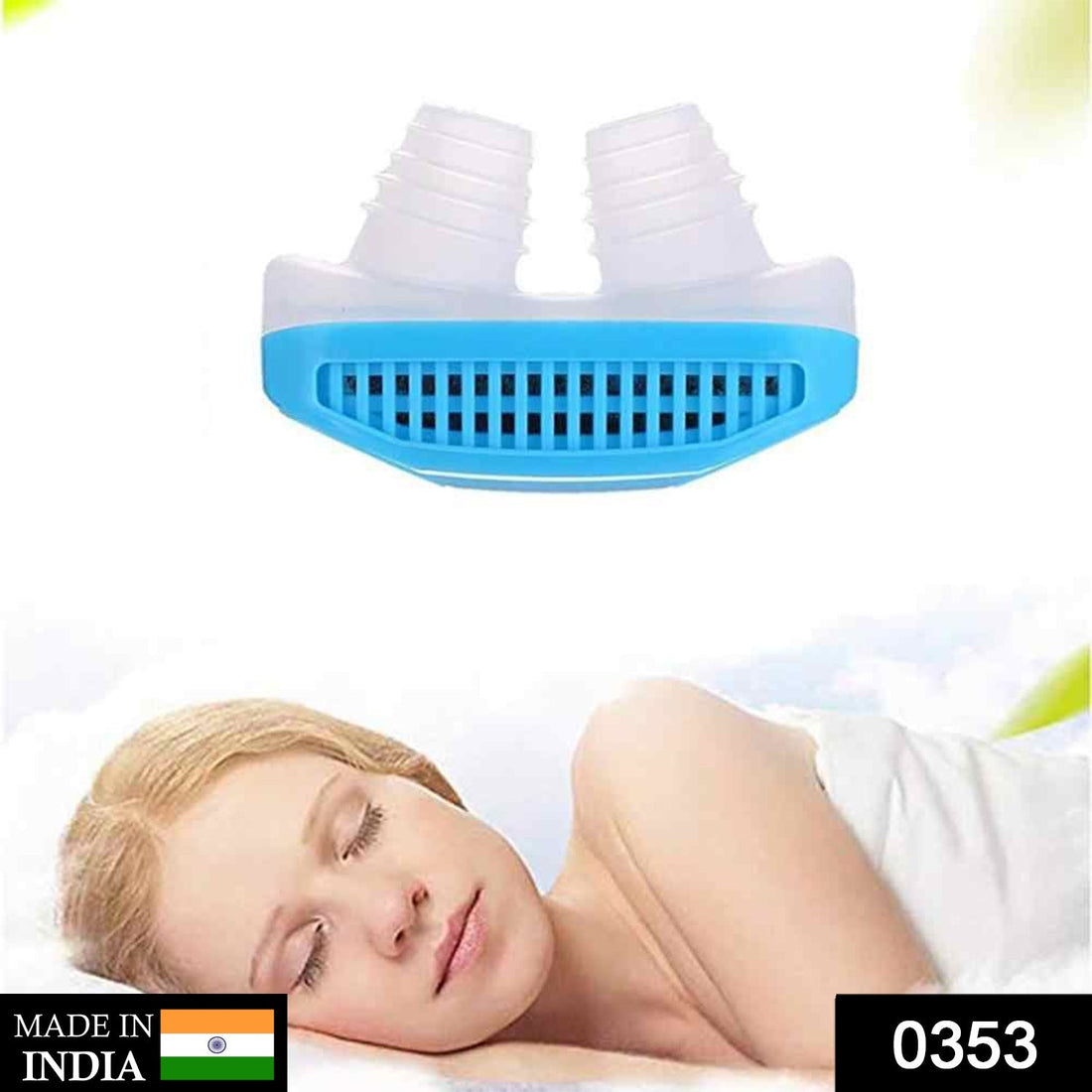 Anti-snoring nose clip and air purifier for better sleep