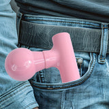 Black Mini Pocket Size Massager, Full Body Massager, Cordless One Button Operation for Body Pain & Relaxation