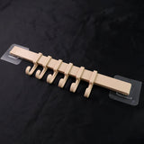 Self-Adhesive 6-Hook Wall Hanging Rack (1 Pc)