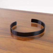 Obsidian Band Black-Plated Kada