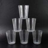 Apex Pyramid Ringo Plastic Glass – 300ml Approx | Durable, Crystal-Clear Tumbler