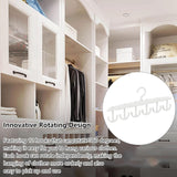 Rotatable Tank Top Hanger – Space Saving Closet Organizer for Dorms & Apartments (12-Hook)