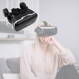3D / HD VR Box Glasses Virtual Reality Goggles Headset for iOS for Android Smartphone VR Goggles-For 3D VR Movies Video Games with Headphones (1 Pc)