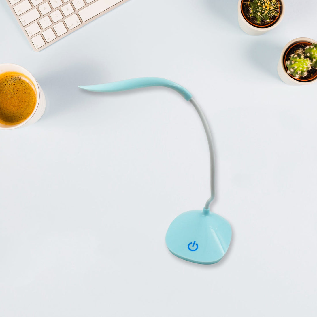 LED study lamp with touch on/off switch, ideal for reading