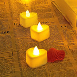 Festival Decorative LED Tealight Candles – Battery Operated for Party, Wedding, Birthday & Gifts, Diwali (24 Pc Set)