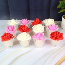 Rose Shaped Decorative Flameless LED Candles (12 Pc)