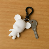 Cute Cartoon Bear Keychain (1 Pc)