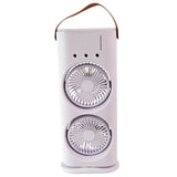 Electric Fan Desktop Double-Head Powerful Air Cooler (1 Pc / With Remote / Plug and Play)