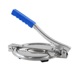 PURI PRESS MAKER - STAINLESS STEEL PURI MAKER PRESS MACHINE - ROTI CHAPATI PRESSER FOR HOME -KHAKHRA- PURI MAKER PRESS MACHINE WITH HANDLE, MANUAL PURI MAKER (MEDIUM)