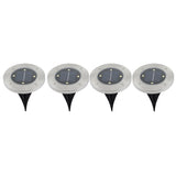 Solar Powered LED Garden Lights (4 Pc)