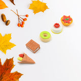 3D Fast Food Erasers Set, Cute Mini Colorful Erasers for Kids Gift & School (5 Pcs)