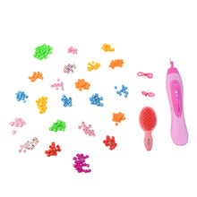 Hair Styling Clasp Clips Twisting Stringing Beads Kit for Girls, Portable Hair Braider Machine,Hairstyle Braid Kit DIY Hair Styling Tool with Comb, Rubber, Button Beads and Beads (85 Pcs Set), Hair accessories