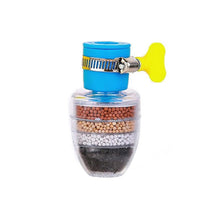 Water Faucet, Clean Purifier Filter Cartridge Water Tap, Upgrade Universal Interface Faucet Filter (Six Layer Purifier)