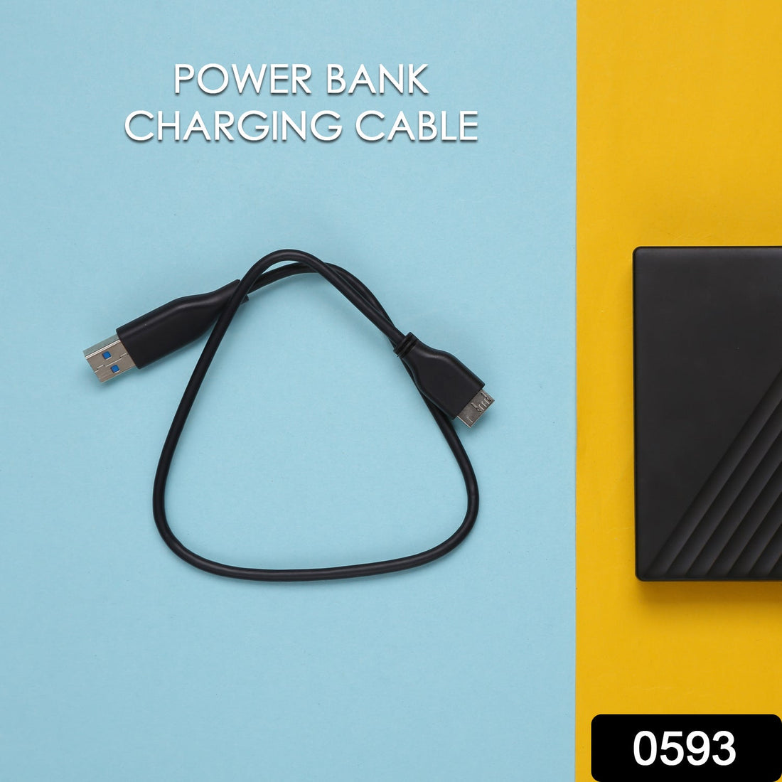Micro USB charging cable for power banks.