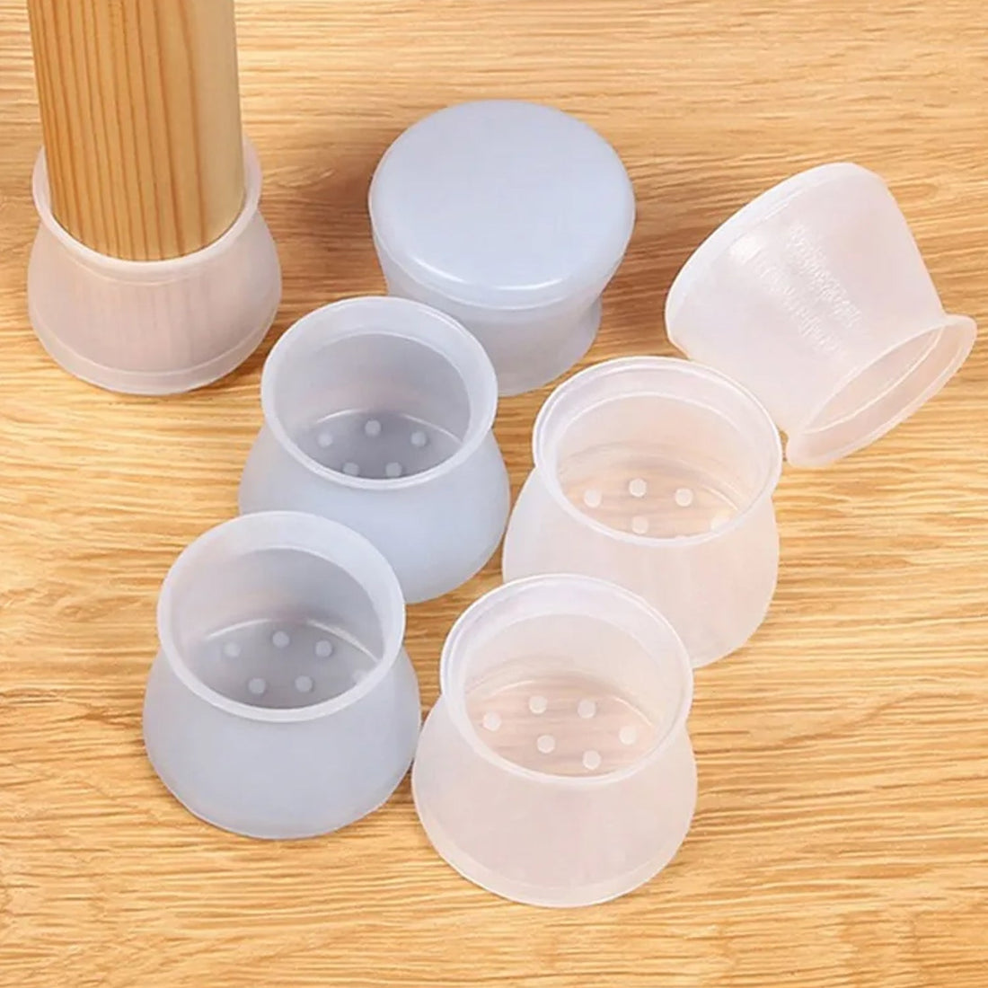 Silicone chair leg caps