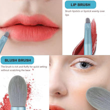 8-Piece Mini Makeup Brush Kit – Portable Premium Synthetic Set with Case (Mix Colors)