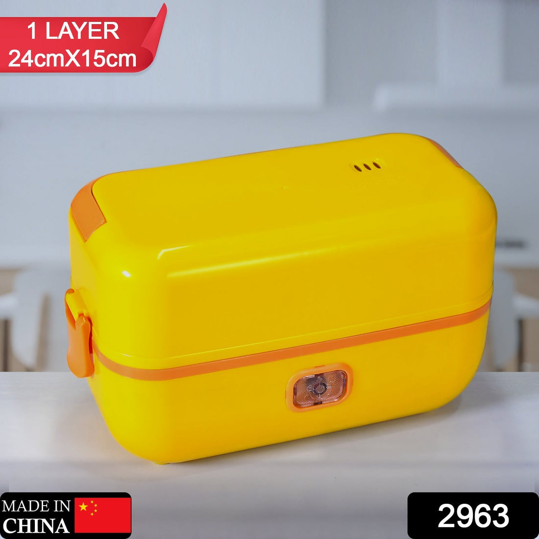 Single-layer electric lunch box with removable container
