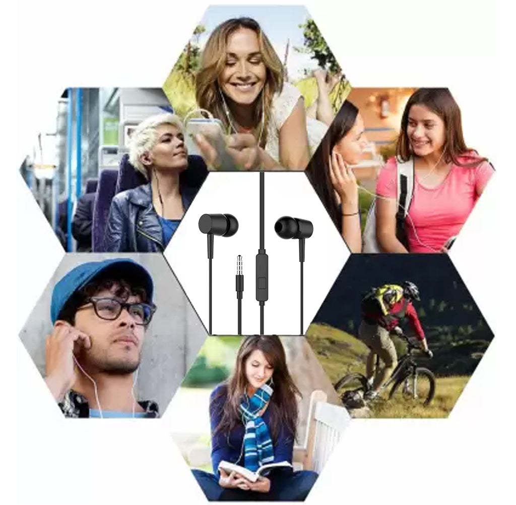 Stereo headphones with control