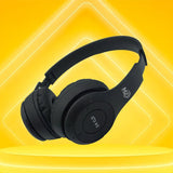 Wireless Headphone Over The Head Bluetooth Headset Foldable Headband Hands-free with Calling Function (1 Pc)