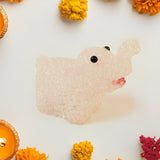 Dog Elephant Crystal LED Night Light Lamp – Cute Glowing Decorative Light (1 Pc)