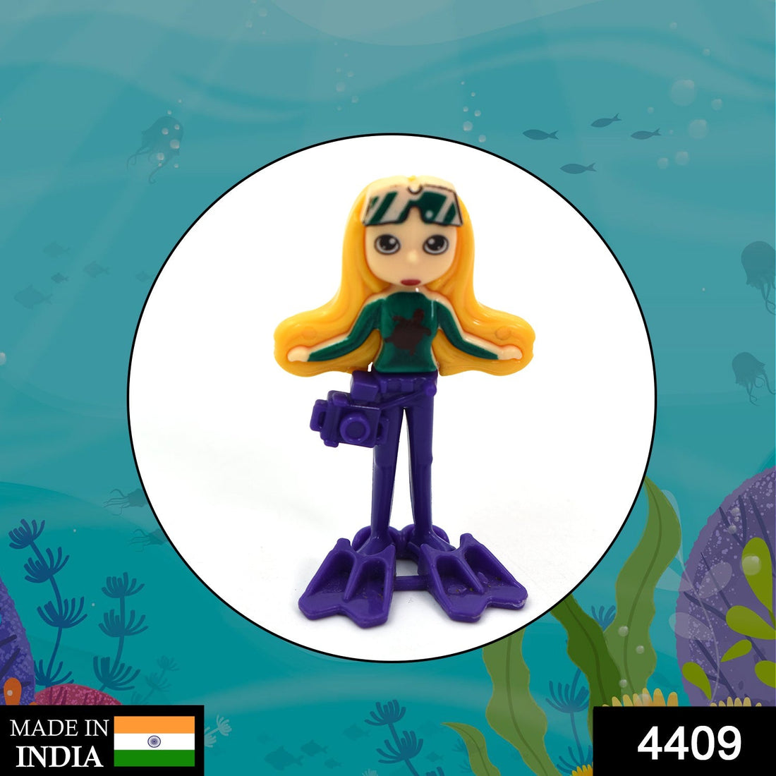 Colorful Jalpari mermaid doll toy