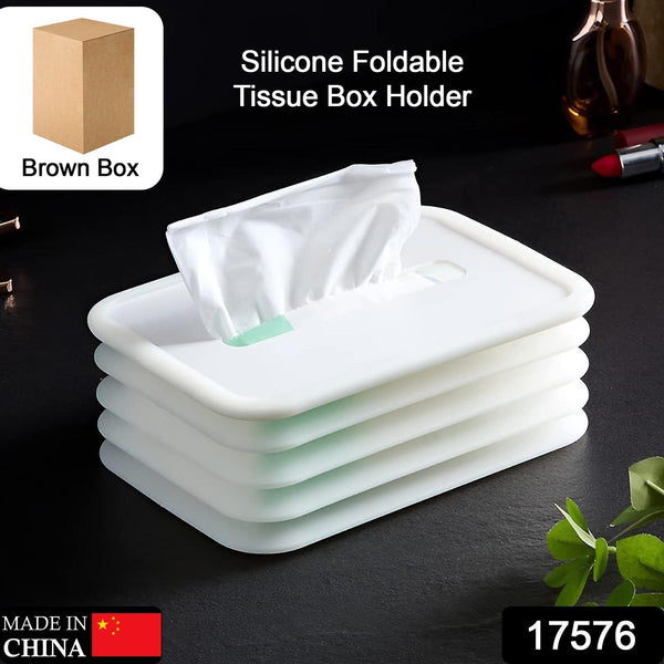 Simple Silicone Tissue Holder – Cube/Cylinder Tissue Box for Bathroom, Office, Car & Bedroom