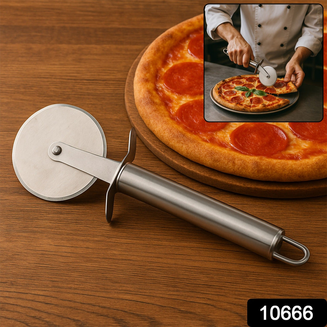 Premium Stainless Steel Pizza Cutter