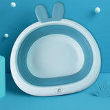 Foldable Multipurpose Collapsible Basin with Bunny Ear Handle