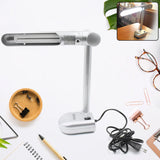 Multifunctional LED Desk Lamp Dimmable Office Lamp Children’s Student Desk Lamp Reading Lamp  White Eye-Caring Desk Light, Energy Saving Desk Lamp Table Lamp - Study Desk Lamp (1 Pc)