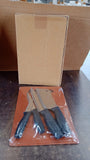 Chopping Board with Knife Set (Pack of 5)