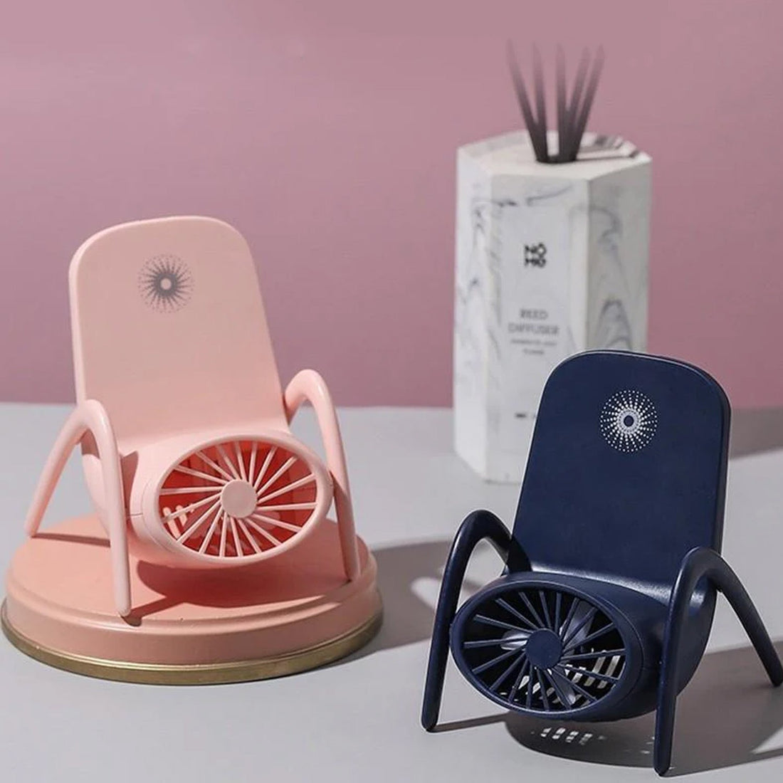 Portable Multi-Function Phone Holder Fan