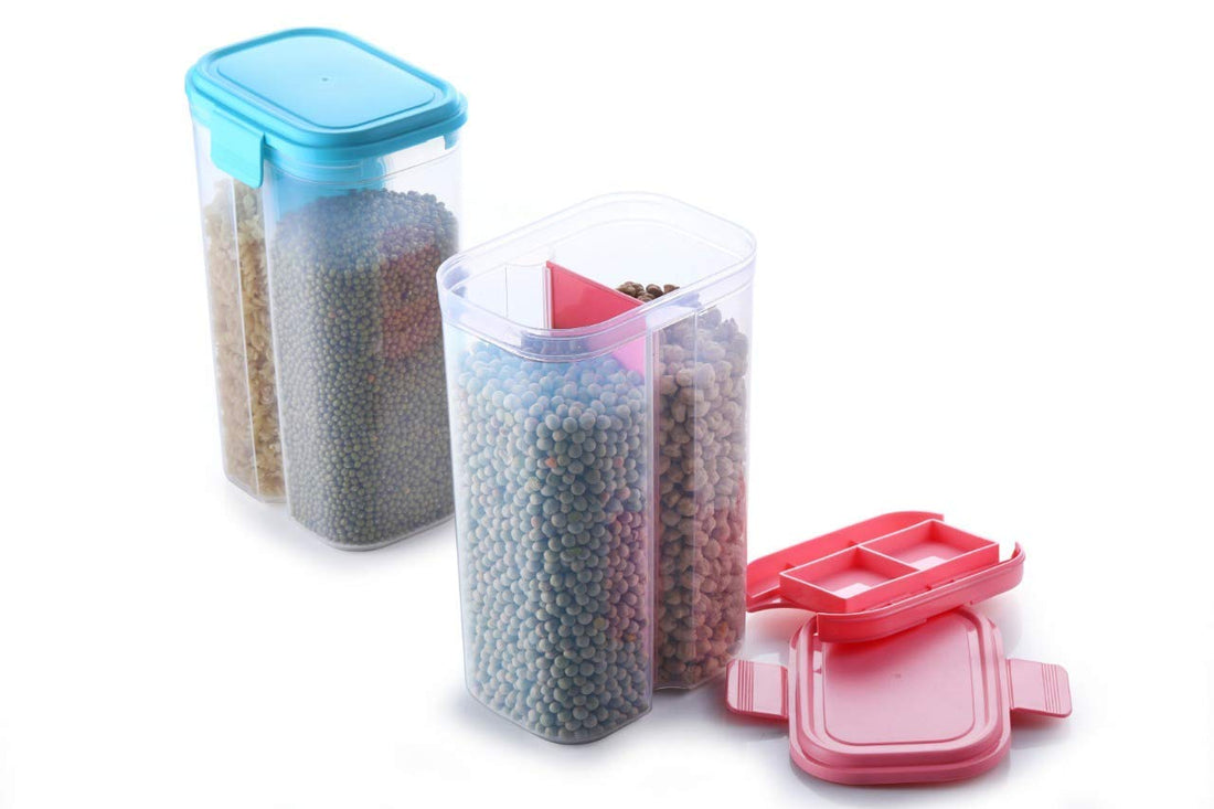 Airtight food grain storage container, 2 liters