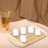 Festival Decorative - LED Tealight Candles, Diwali (White, 24 Pcs)