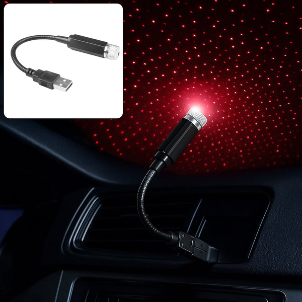 USB Star Projector – Adjustable Night Light for Home & Car